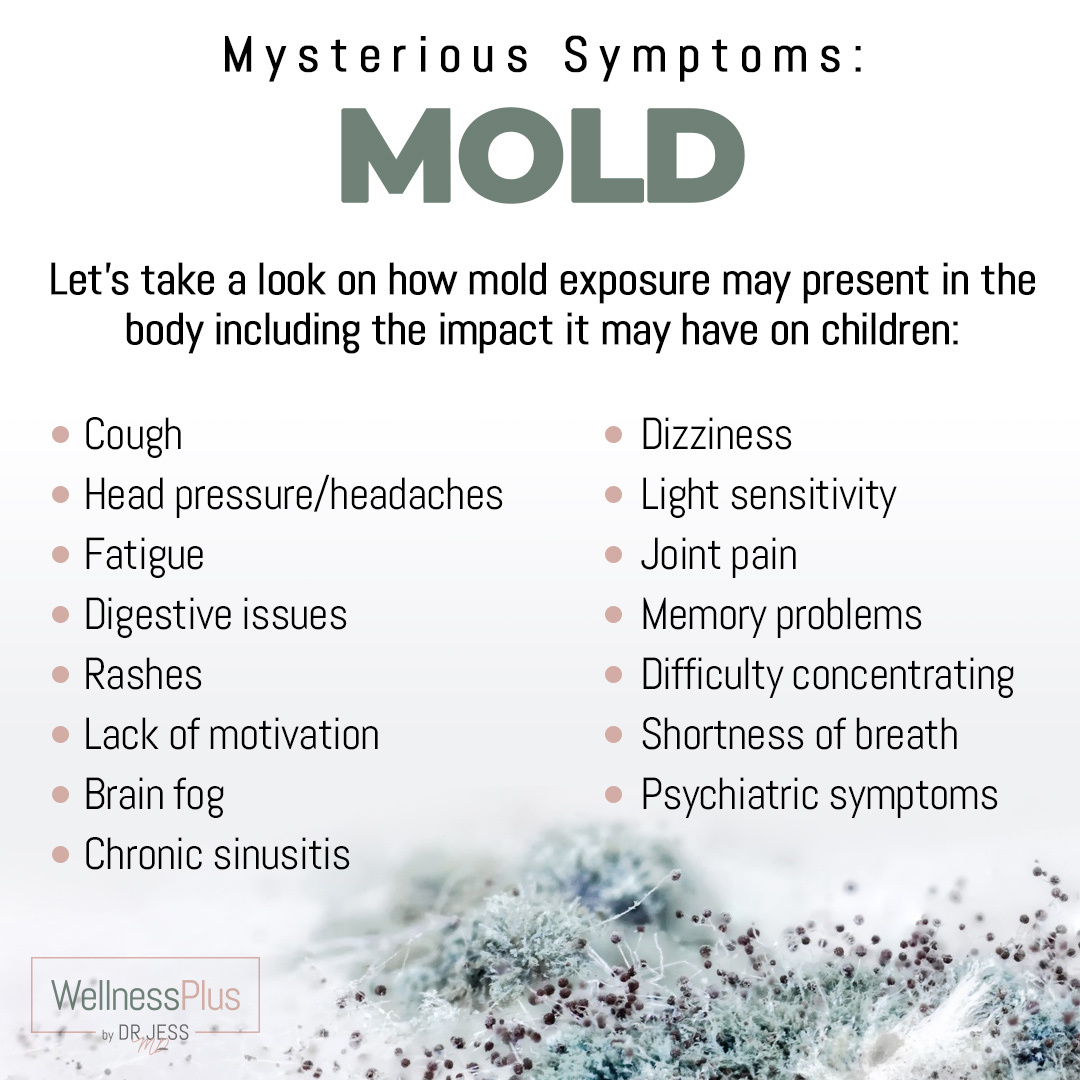 Mysterious symptoms of mold, let's take a look on how mold exposure may